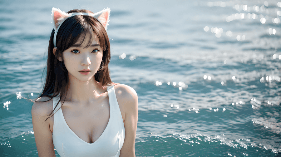 女孩、比基尼、美麗
