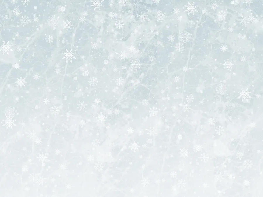雪花飄落在霜藍色紋理冬日背景上。