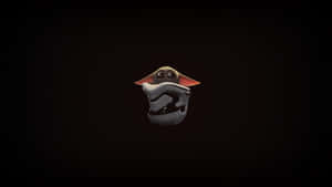 Baby Yoda 由 stormtrooper 頭盔探出頭嚟。