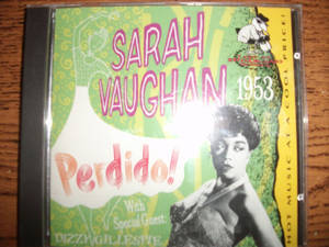 Sarah Vaughan 與 Dizzy Gillespie 的 1953 年爵士專輯封面 — 復古 壁紙