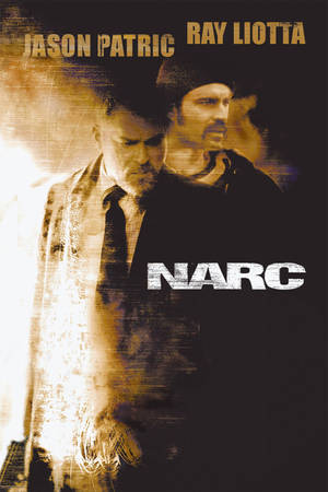 電影《Narc》海報，演員傑森·派屈克和雷·利奧塔在緊張對峙中。 — 火影忍者海報 壁紙
