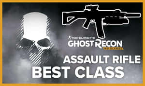 Tom Clancy's Ghost Recon Wildlands 突擊步槍最佳等級圖形，附骷髏圖標。
