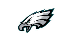 費城老鷹隊NFL球隊標誌，採用銳利的鷹頭設計。