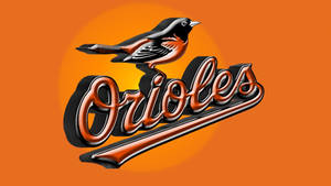 Orioles棒球隊標誌，有一隻鳥棲息在風格化的字母上。