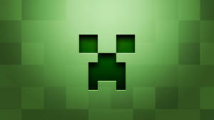 來自Minecraft遊戲的綠色像素化苦力怕面孔
