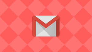 Gmail標誌圖示在紅色菱形背景上