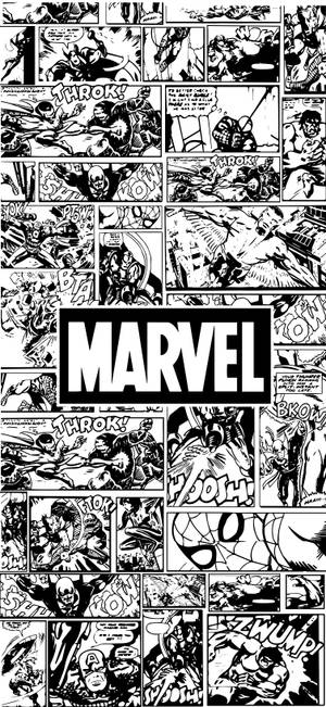 Marvel 漫畫畫面，展示超級英雄與反派在行動中。