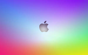 彩色漸變背景上的Apple標誌