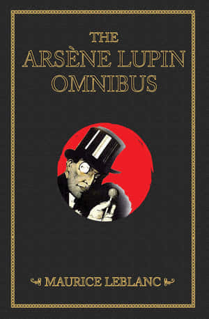 經典書封，黑色背景上印有 Arsène Lupin 插圖和金色文字。 — Huawei MatePad 11.5 (2025) 壁紙