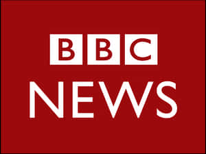 白色BBC News標誌在紅色背景上