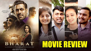 《Bharat》電影海報，演員與評論文字。 — 電影 壁紙