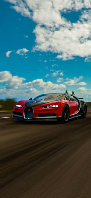 iPhone Xs Bugatti 背景 — 銀河F56 壁紙