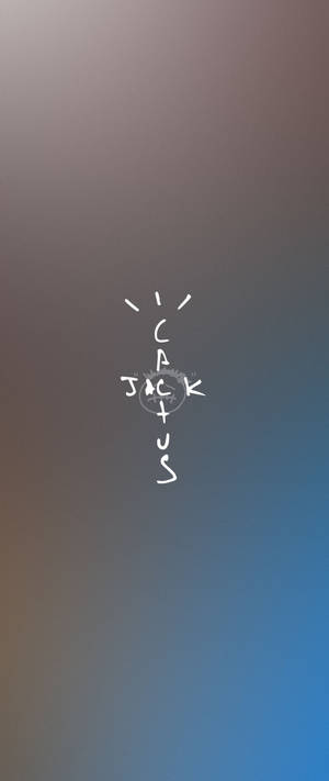 手寫 Jack 文字及標誌在漸變背景上