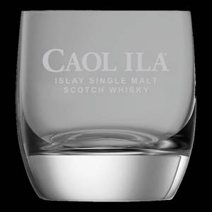 用於Caol Ila Islay Single Malt Scotch Whisky的蝕刻威士忌杯。