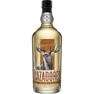 Cazadores Tequila Reposado酒瓶，附雄鹿插圖