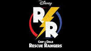 Disney Chip 'n Dale Rescue Rangers 標誌，帶有粗體字和閃電。