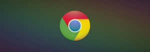 深色漸變背景上的 Chrome 瀏覽器標誌。