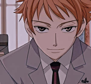 動畫角色，橙色頭髮，穿著灰色西裝和圖案領帶，表情嚴肅。 — Naruto and hinata GIF 壁紙