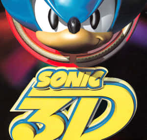 Sonic the Hedgehog 微笑並帶有紅色圓環，上方有「SONIC 3D」標題文字。 — 可愛動漫頭像gif 壁紙