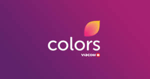 紫色漸變背景上帶有葉子圖標的Colors TV標誌。