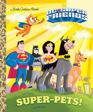DC Super Friends 書籍封面， featuring 超級英雄角色及其動物盟友。