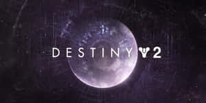 星空中有Destiny 2標題的未來太空站。
