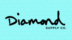 Diamond Supply Co. 標誌配鑽石圖案背景