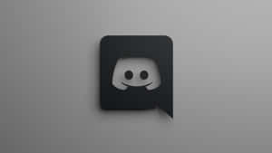 Discord 標誌圖標，灰色背景上帶有微笑鬼臉