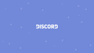 帶有 Discord 標誌和浮動幾何形狀的藍色背景。