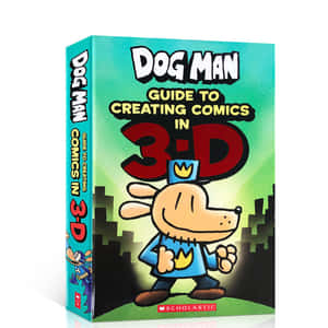 Dog Man 書本封面，展示一隻穿著藍色制服的卡通狗，背景有城市剪影。