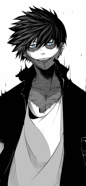 黑白 Dabi 壁紙