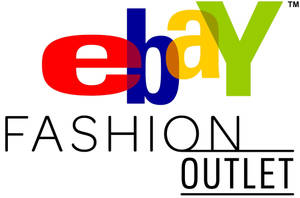 eBay Fashion Outlet 標誌，帶有多色字母和黑色文字。 — 火影忍者海報 壁紙