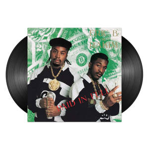 Eric B. & Rakim 的專輯封面，兩名男子手持現金和金飾。 — 專輯封面 壁紙