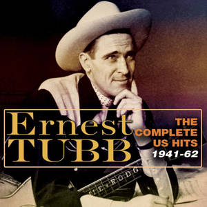 Ernest Tubb 在復古專輯封面上手持結他。