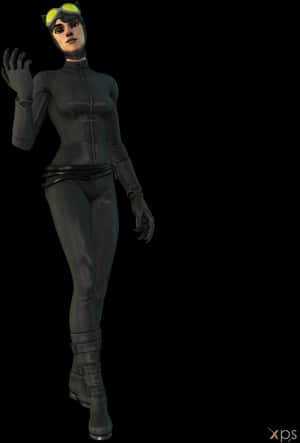 《Fortnite》女角色潛行姿勢