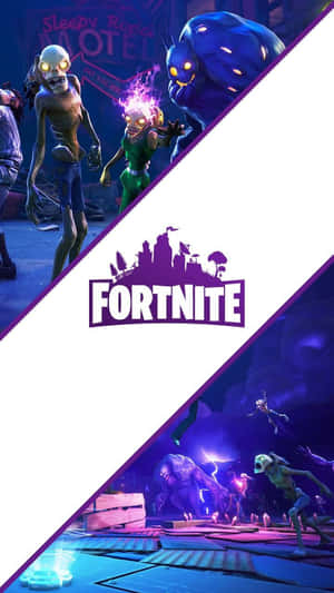 夜晚在霓虹燈照亮的汽車旅館中的Fortnite遊戲角色。 — Fortnite 造型 壁紙