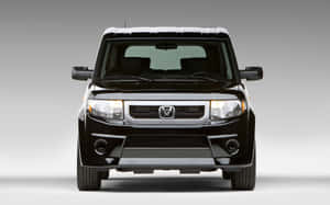 黑色本田 Element SUV 在攝影棚中朝前。 — Steam Deck OLED 壁紙