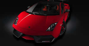 工作室燈光下的紅色林寶堅尼Gallardo Superleggera跑車 — 蘭博基尼 壁紙