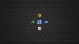 深色紋理背景上的 Google 應用程式圖示