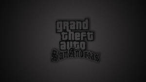 深色紋理背景上的 Grand Theft Auto San Andreas 標誌