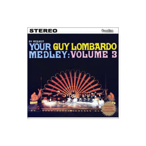 Guy Lombardo 的混合曲第三卷復古專輯封面， featuring 一個大樂隊在舞台上。