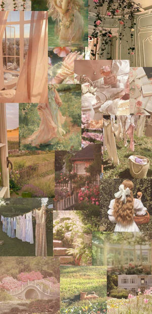 Aesthetic Cottagecore Collage