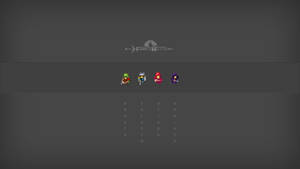 深灰色背景上 Hammerwatch 標誌下方的四個像素化遊戲角色