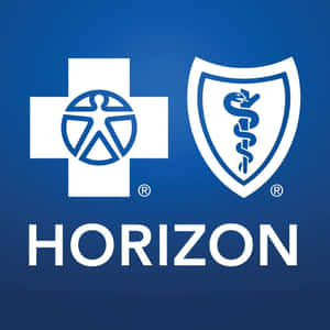 Horizon Health 標誌，藍色背景上有醫療符號。 — 寒冷 壁紙