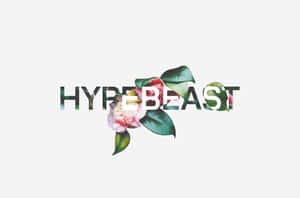 Hypebeast 標誌，字母中融入了花卉元素。