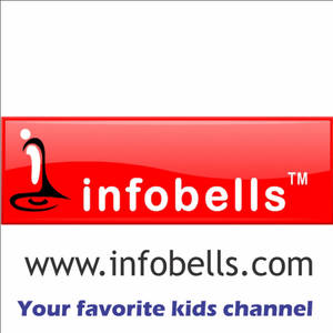 Infobells 標誌，附有網站和兒童頻道的標語。