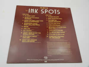 The Ink Spots歌曲列表的復古黑膠唱片背面