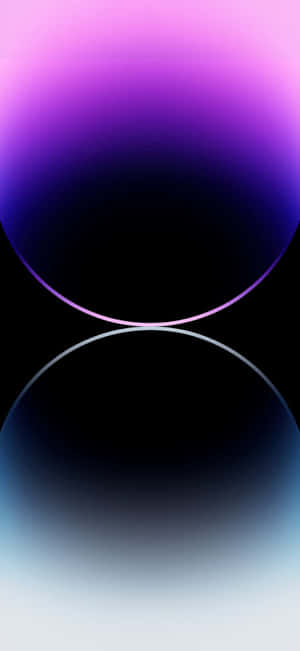 兩個發光漸變球體漂浮在太空中，一個紫色，一個藍色 — Vivo Y31t 壁紙