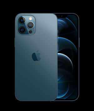 iPhone 12 Pro 藍色機身 正反面視圖