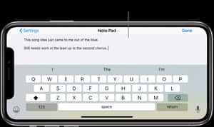 iPhone 12 記事本 App 創作歌曲
